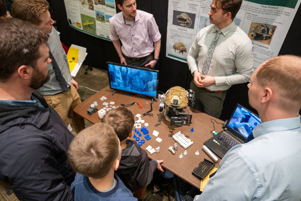 NDSUEngineering's tweet image. 🎓 Innovation in action!

Join us May 8 for the Spring Senior Design Expo — where students present real-world solutions in their final capstone projects.
🕛 Noon–3 p.m.
📍 Memorial Union Ballroom
💬 Free &amp;amp; open to the public!

More info: ndsu.edu/news/experienc…