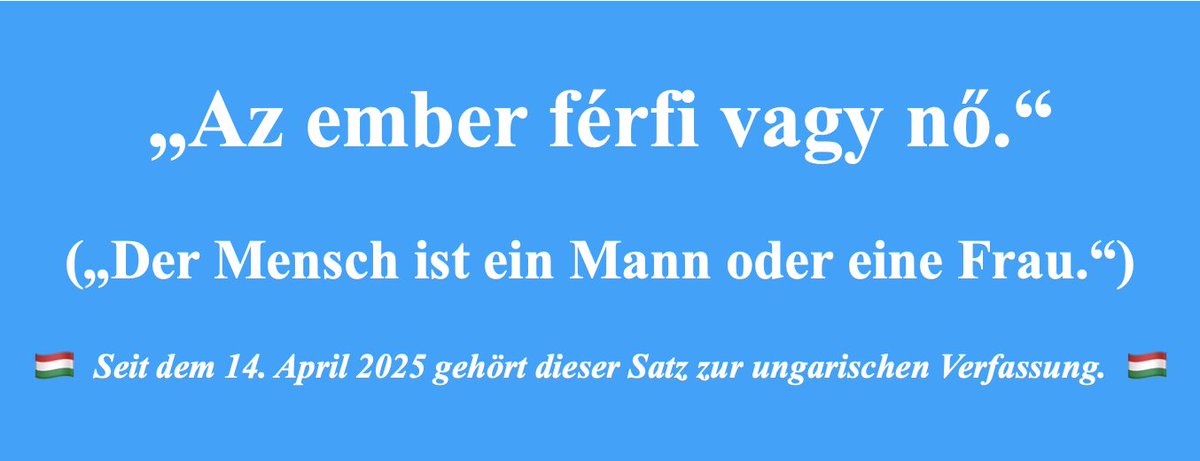 Was für ein schöner, klarer Satz 👍🏻 😎
#Ungarn 🇭🇺 #Verfassung #Vernunft