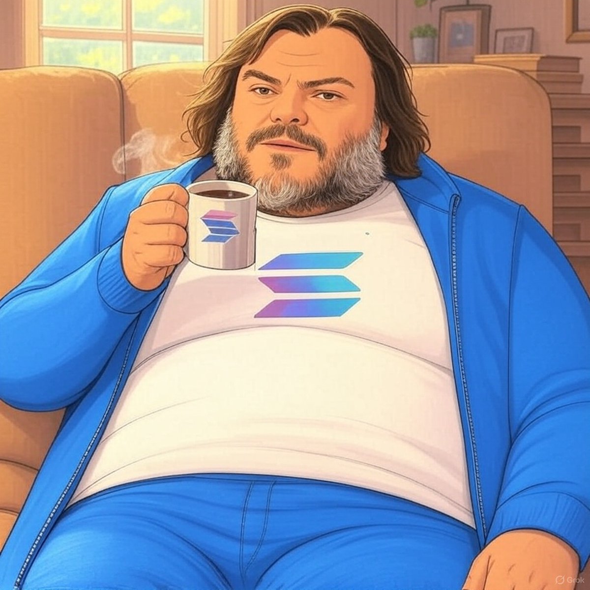 JACKBLACKonsol's tweet photo. We are launching soon. 🚀

JACK BLACK is on Solana!!
$JBLACK is a decentralized meme coin built on #Solana https://t.co/kNjrd2K6iL