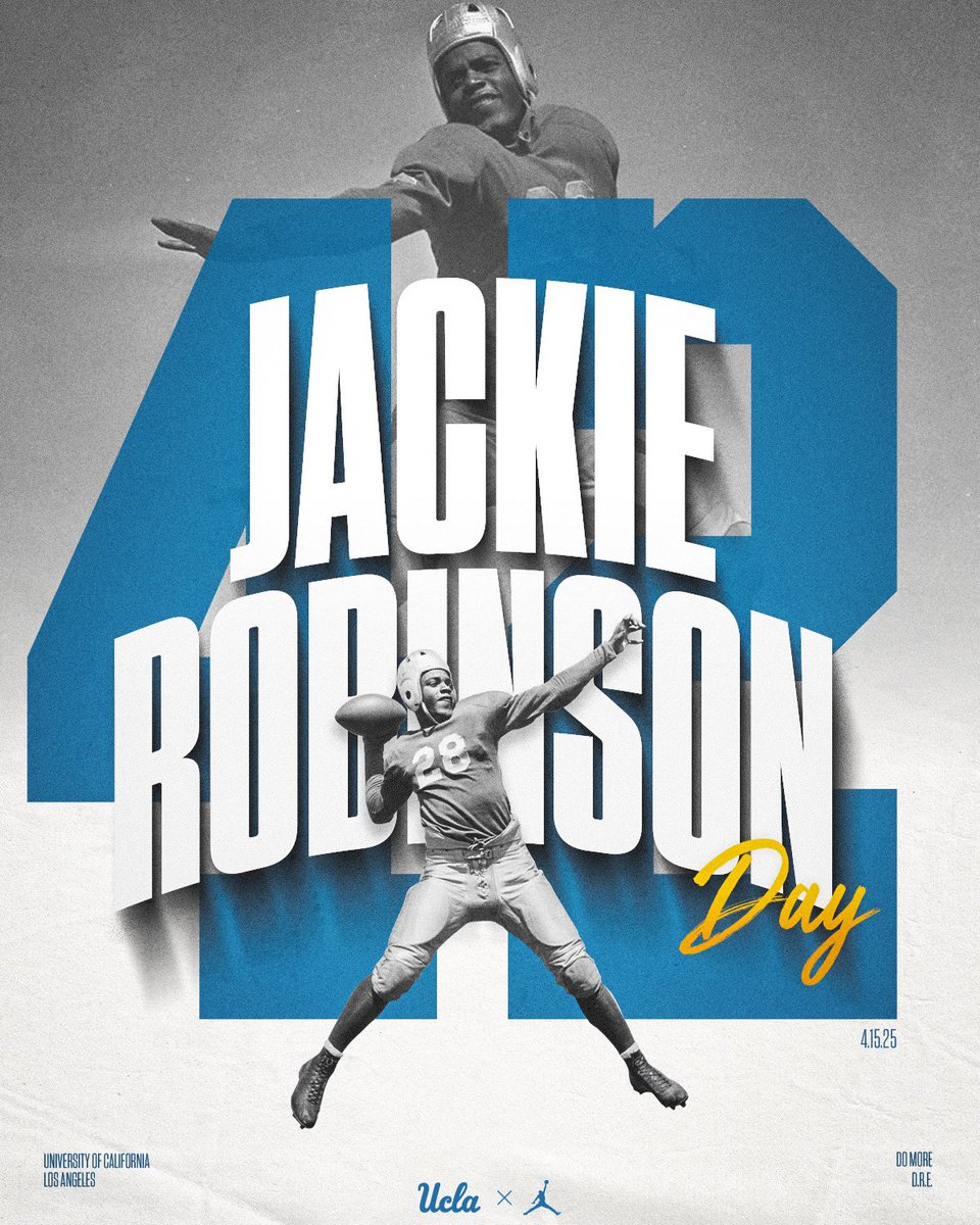 𝑱𝒂𝒄𝒌𝒊𝒆 𝑹𝒐𝒃𝒊𝒏𝒔𝒐𝒏 𝑫𝒂𝒚 Honoring a true trailblazer #42 

#DRE #DoMore