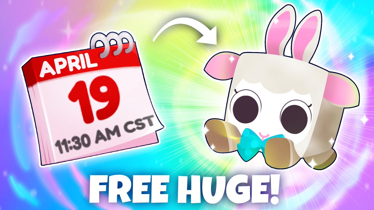 ⚠️ Login to get a FREE HUGE! ⚠️

April 19th @ 11:30am CST
Literally just login - no catch!

🚨 Countdown is in-game!