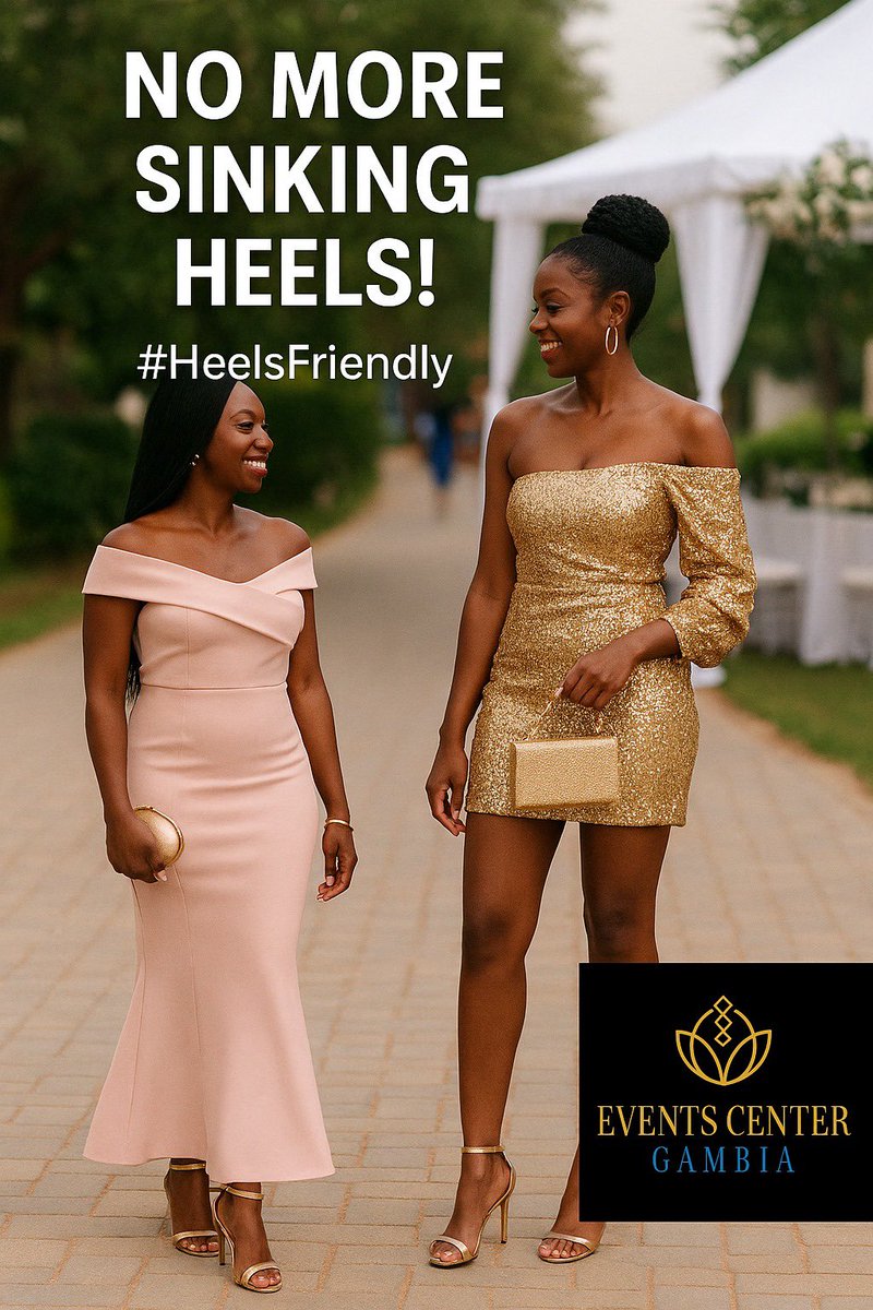 EventGambia's tweet photo. This month, we're showcasing one of our key features: our paved ground. 

Our smooth, durable paving ensures comfort and safety for all your guests. This thoughtful design enhances the overall experience, allowing easy movement and a beautiful setup. https://t.co/K7i97ooQy4