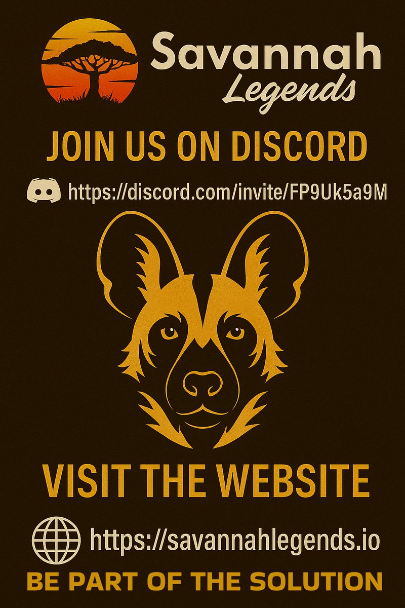 SAVANNAH LEGENDS: NFTs THAT ROAR FOR CHANGE
RUN WITH THE WILD DOGS
Imagine your NFT collection helping to preserve the savannah’s untamed spirit, like the wild dog. Savannah Legends is a pioneering NFT platform with a mission to protect wildlife. Each piece you own fuels the