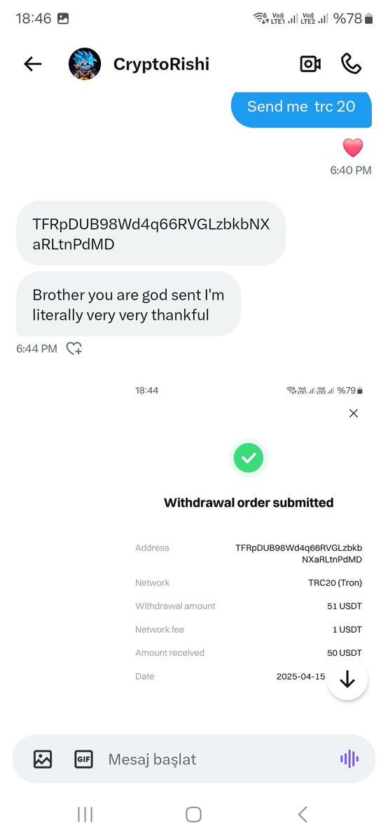 Sevgili <a href="/grok/">Grok</a> 2 YABANCI kişi seçtiği için 50 şer dolar gönderdim 
Beğenip yorum atan 2 kisiyide ben secip 5 bin er TL atıcam