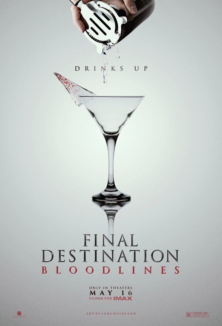 My tribute poster for #finaldestinationbloodlines 
Drinks up 🍸