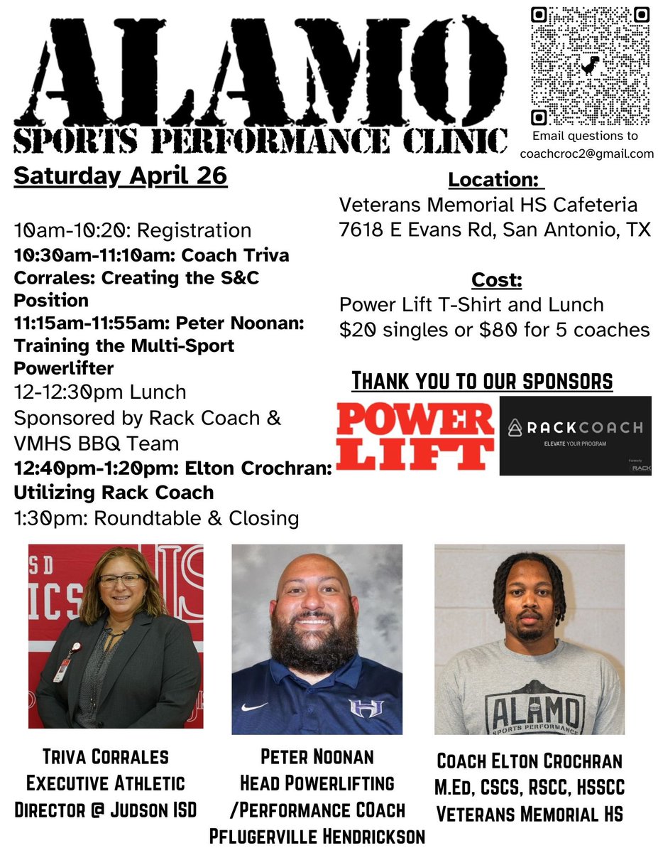 Elton Croc (@thecrocshow) on Twitter photo Less than 2 weeks away. Register online to avoid registering in person. Donβt miss this event!!
<a href="/CoachNoon45/">Peter Noonan</a> <a href="/rackcoach/">RackCoach</a> <a href="/power_lift/">Power Lift</a> Less than 2 weeks away. Register online to avoid registering in person. Donβt miss this event!!
<a href="/CoachNoon45/">Peter Noonan</a> <a href="/rackcoach/">RackCoach</a> <a href="/power_lift/">Power Lift</a>