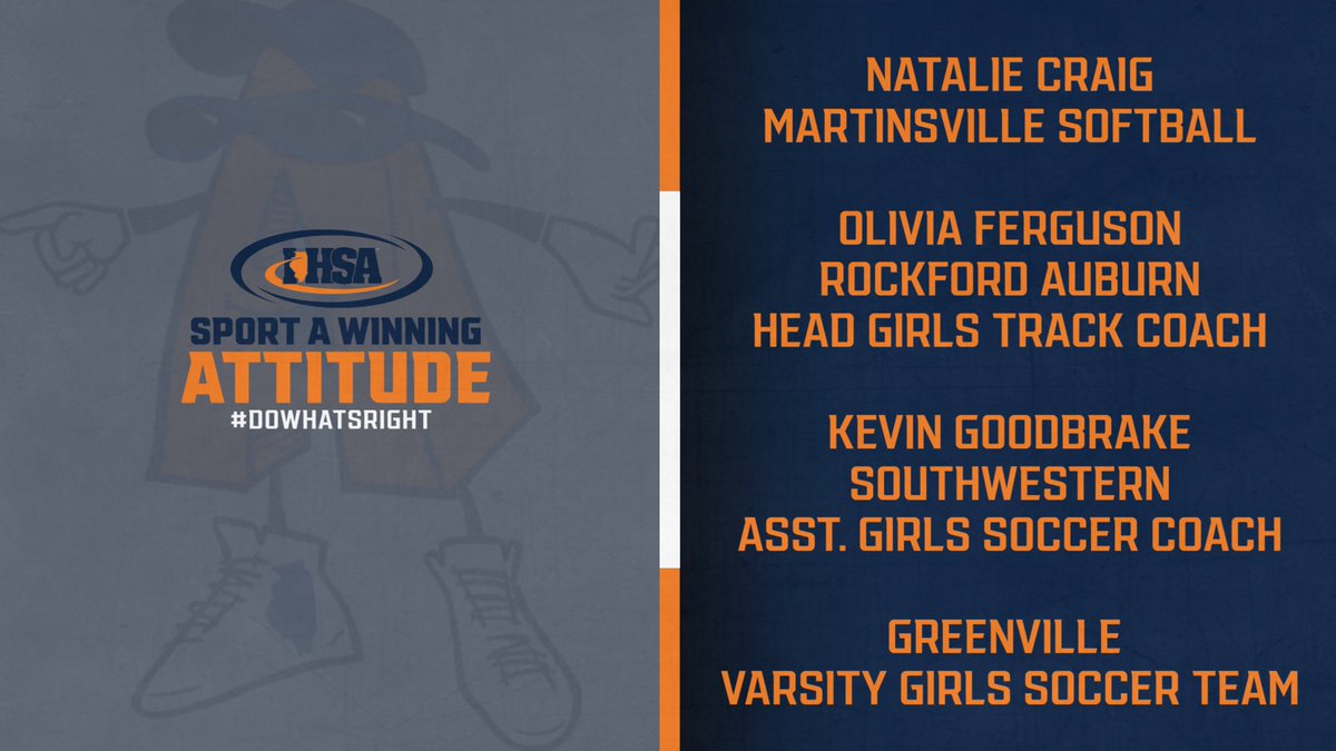 IHSAddATude's tweet image. This week’s Add A. Tuesday features the first spring recognitions! These players and coaches were reported by @IHSAOfficials for their displays of #sportsmanship! Thanks for being an example of how to #DoWhatsRight! @MartinsvilleEl1 @Auburn_AD @Southwestern_9 @GHSComets