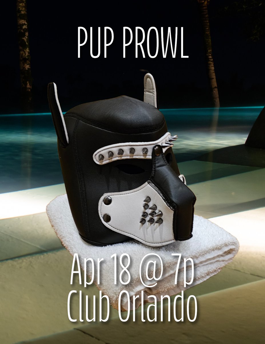 🐾 Pup Prowl is THIS Friday! 🐾

Unleash your wild side at Club Orlando, April 18th @ 7 PM! Raw energy, fierce fun, &amp; untamed vibes await. Join the pack—let’s howl!  🔥 #PupProwl

facebook.com/events/1747232…