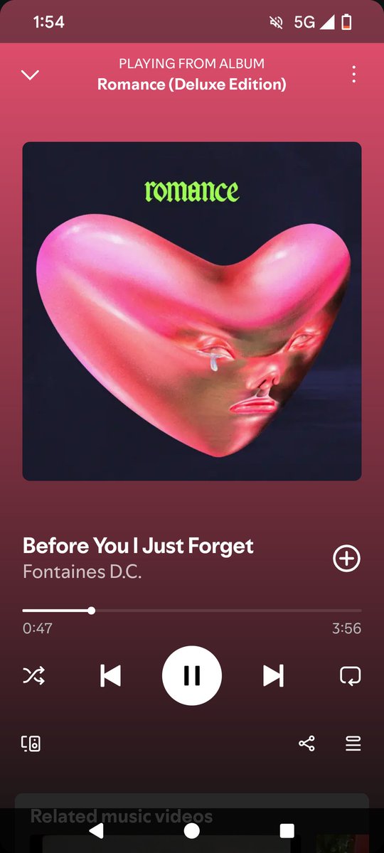 Majoridee_'s tweet photo. Uhhhhh @fontainesdublin just dropped Romance Deluxe with 2 new songs?
 Happy Wednesday I guess! 💜 https://t.co/zt67joUinZ