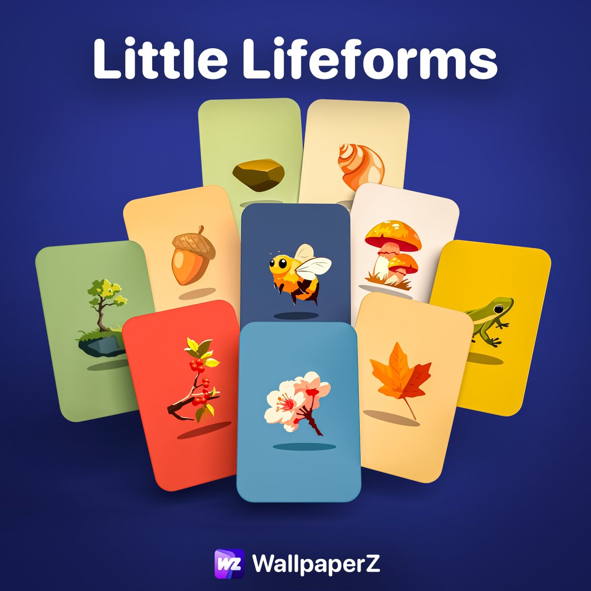 Introducing 🐝 Little Lifeforms 🐝 by Cheez!

Fill your lockscreens with life, with cute centralised illustrations in stunning 8K!

Get 🐝 Little Lifeforms 🐝 in 8K, for Mobile &amp; Desktop:
🍎 iOS - l.linklyhq.com/l/1u30X
🤖 Android - l.linklyhq.com/l/1u30Y

#WallpaperZ