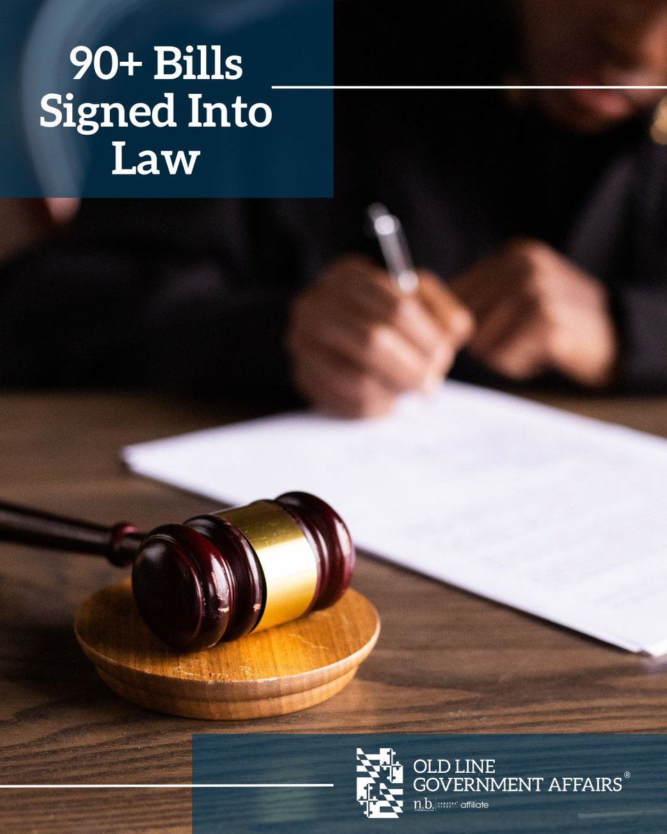 OldLineGov's tweet photo. Governor Wes Moore signed more than 90 bills into law shortly after the end of the 2025 Maryland Legislative Session. What’s been signed so far and what’s still to come? 

More info: https://t.co/QKwDUOS4RP
#MGA25
#MarylandLaws https://t.co/GpAQmzcKuY