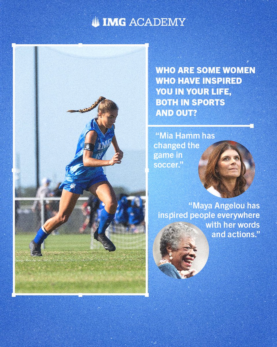 Meet Presley Cason - a student-athlete who finds motivation in more than just the game ✨👏
Inspired by powerful female figures in and out of sports, she’s learning from their stories and channeling that drive into her own journey⚽️💙