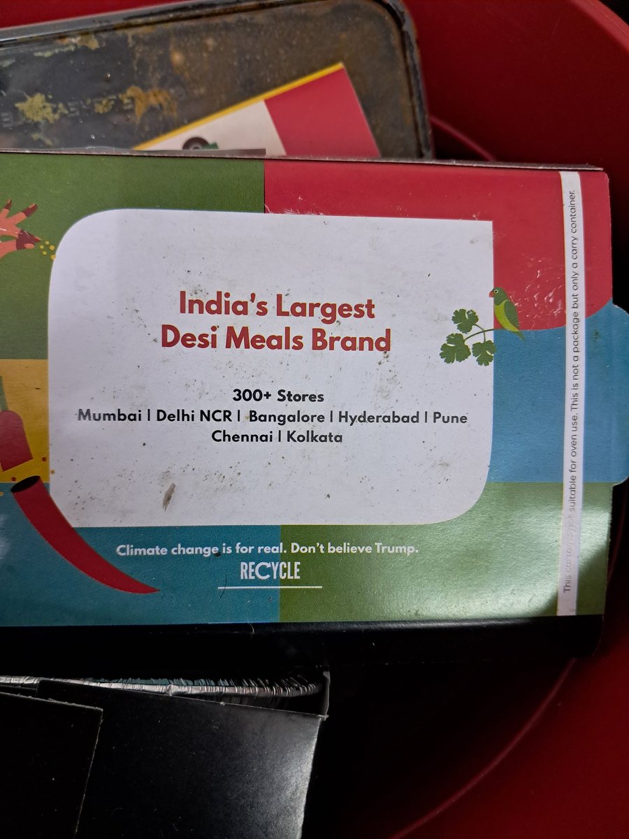 AntiRss's tweet photo. Hey @eatclubsupport, you render your services in India not US. Even Our Hon'ble PM says 'Climate Change nahi hua hai, hum Change ho gaye hain' - you should have cited Modi instead of Trump.

I guess your bowel has low substance than the bowl you sell. https://t.co/XjloG2NsSU