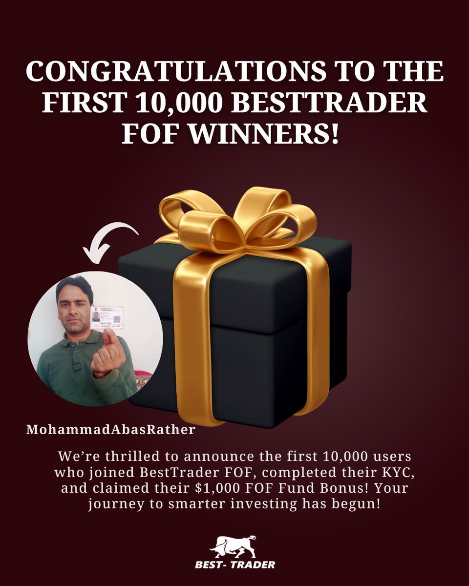 BESTTRADER_EN's tweet photo. Congratulations to those who received the top 10000 awards.  The withdrawal was successful.  Let's congratulate them all together. https://t.co/TcPdpax5uM