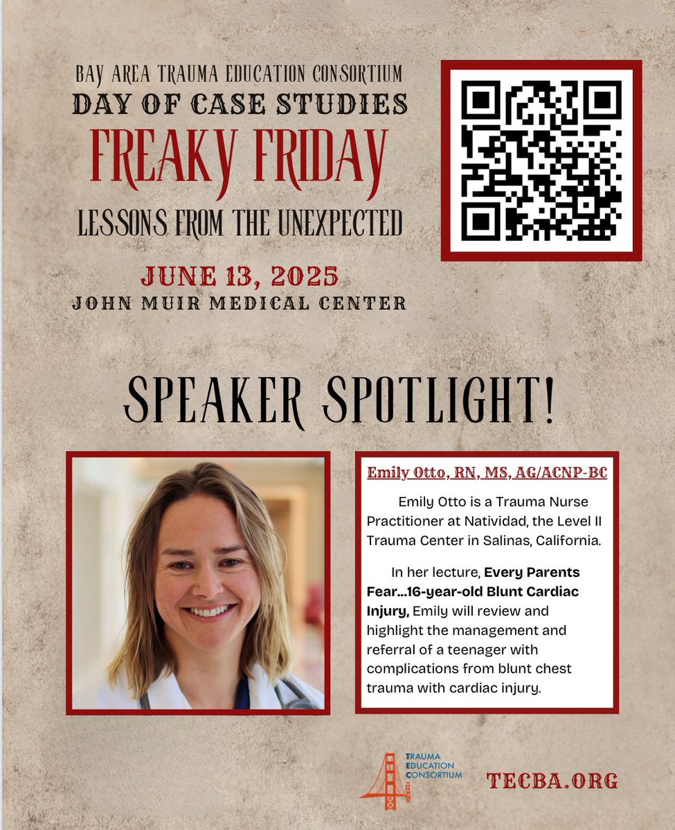 Join us for a Day of Trauma Case Studies on Friday the 13th!