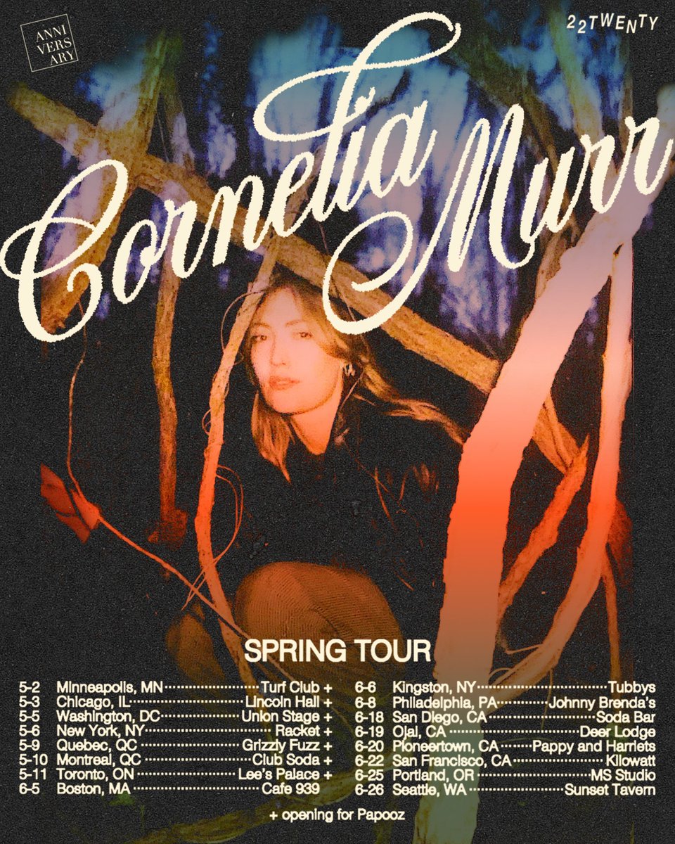 cornelia_murr's tweet image. Photos outside my last show, ready for the next. Tour starts May 2nd and rolls on through Summer. Get your tickets before these petals fall off the trees: corneliamurr.com/#live-section 🌸