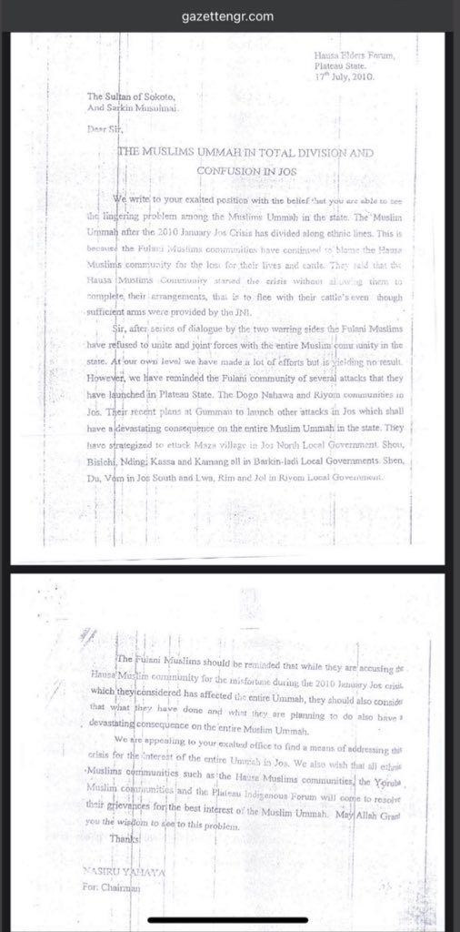 patrickanum's tweet photo. This press statement comes from a place of ignorance of the issues facing Plateau State and the larger Middle Belt

1. It is not a clash, a clash is two communities fighting

What is happening here is basically militias invading indigenous lands and communities, displacing them and resettling their people in these areas

I cannot clash with you in your bedroom and it will be called a clash

2. Tagging it retaliatory attacks is also false. 
Fulani militias have attacked over 70 ethnicities in the Middle Belt

How possible is it that all 70 groups attacked Fulani and the Fulani militias are simply retaliating

What is happening is criminality and crimes against humanity should not be sugarcoated under any other terms

3. What is happening is NOT a conflict BETWEEN communities
Those militias are not from those communities even as settlers. These are militias who have received foreign training and are unleashed

They come from OUTSIDE those communities to unleash mayhem in these places. 

Sure the nomadic fulanis around these places aid these militias by showing them the indigenous communities lands etc, however they are accomplices. 

It must be however noted that the main actors are not from those communities 

4. There is also no issue of misunderstanding between different ethnic and religious groups 

In the 2004, Plateau Peace Conference, the Hausa and Fulani settlers admitted they are settlers. 

This is documented. The Justice Niki Tobi and Justice Ajibola commissions of inquiry also affirmed this same position

So there isn’t any disagreement to who is an indigene or who is a settler in Plateau State. So there are no ethnic disagreements about the different statuses that different groups hold in Plateau

Along religious lines, we have indigenous Muslims who are Pyem, Bogghom, Berom and they do not coordinate themselves into militia groups to attack other indigenous communities

Fulani militias however, using Islamic motivations (which they communicate to villages) invade these places slaughtering people, burning, looting these areas and trying to resettle their people on our lands

5. What everyone has to remember is that the Fulani have been having cattle all around Nigeria since the colonial era

Why did the case of Fulani militia killings however, begin in the 4th republic in 2001 even before the advent of Boko Haram, Ansaru, ISWAP etc with weapons proliferation after 1999 which I have shared below 

Why did in so many communications, are JNI and the Sultan of Sokoto are being mentioned like in this communication

Are we civilians the ones to do investigations for security agencies?

Is this deliberately put out to distort facts?