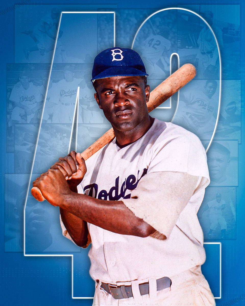 Today, we celebrate the legacy of a true trailblazer. Thank you, 42! 💙

#JackieRobinsonDay #Jackie42