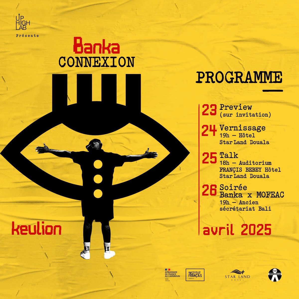 [ Programme Hommage à Keulion ]🕊️

À travers une exposition collective empreinte de vie, de nombreux artistes viendront raviver le souvenir de Keulion, son regard unique et son énergie indomptable. 
Ces moments de célébration seront une plongée émotive dans l’univers de Keulion.