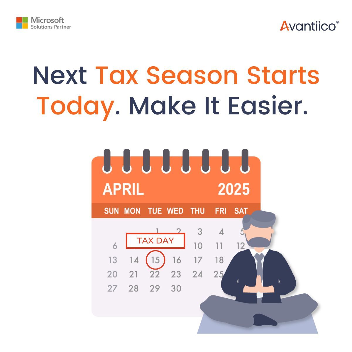 AvantiicoTeam's tweet image. Tax Day 🎯 How are we feeling?
A) Crushed it
B) Survived it
C) Let’s never do it like that again

With AMCS Lite, your team can skip the scramble, speed up closing, and stay one step ahead.

Learn more here: hubs.li/Q03hl6cL0

#TaxDay #MicrosoftDynamics365