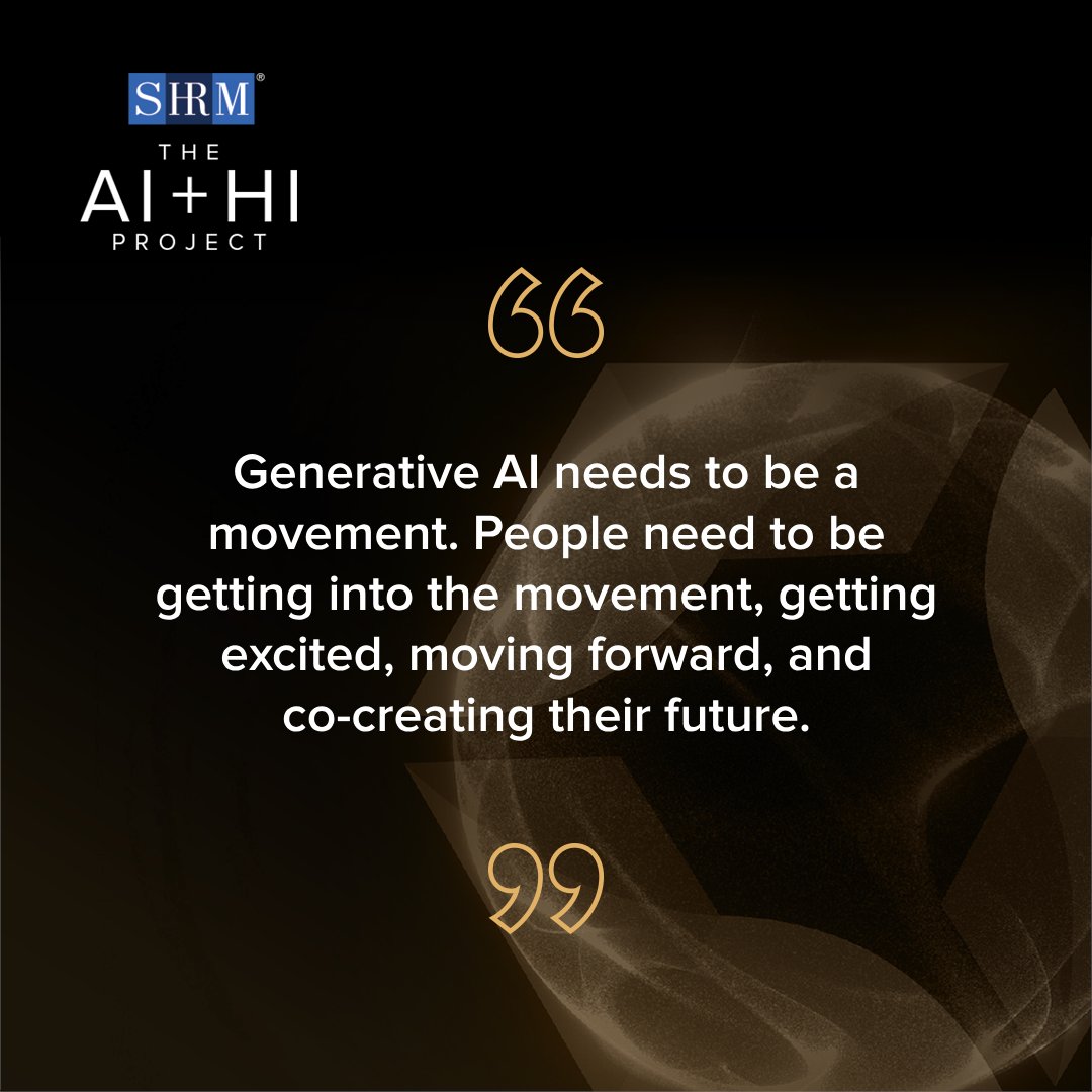 SHRM's tweet photo. AI isn’t just a tech challenge—it’s a leadership challenge.
On Honest HR, Keith Ferrazzi shares how shifting from leadership to “teamship” can reshape your business. Sponsored by Robert Half. Catch the full episode: https://t.co/63aq1JbREi https://t.co/C9Q901zTru