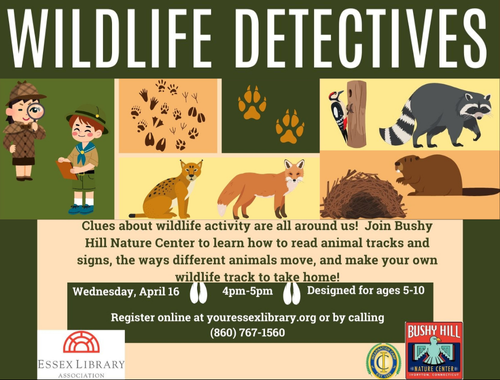 sxlibrary's tweet photo. Wildlife Detectives w/ Bushy Hill Day Camp (Ages 5-10)
April 16, 4 PM
🐾🌳🔍🐾🌳🔍🐾🌳🔍
Register: https://t.co/B91AyWgMm7
#naturekids #natureplay #childhoodunplugged #forestschool #nature #natureschool #outdoorkids #learningthroughnature #libraryprogram #supportyourlocallibrary https://t.co/HXMfVf7kQn