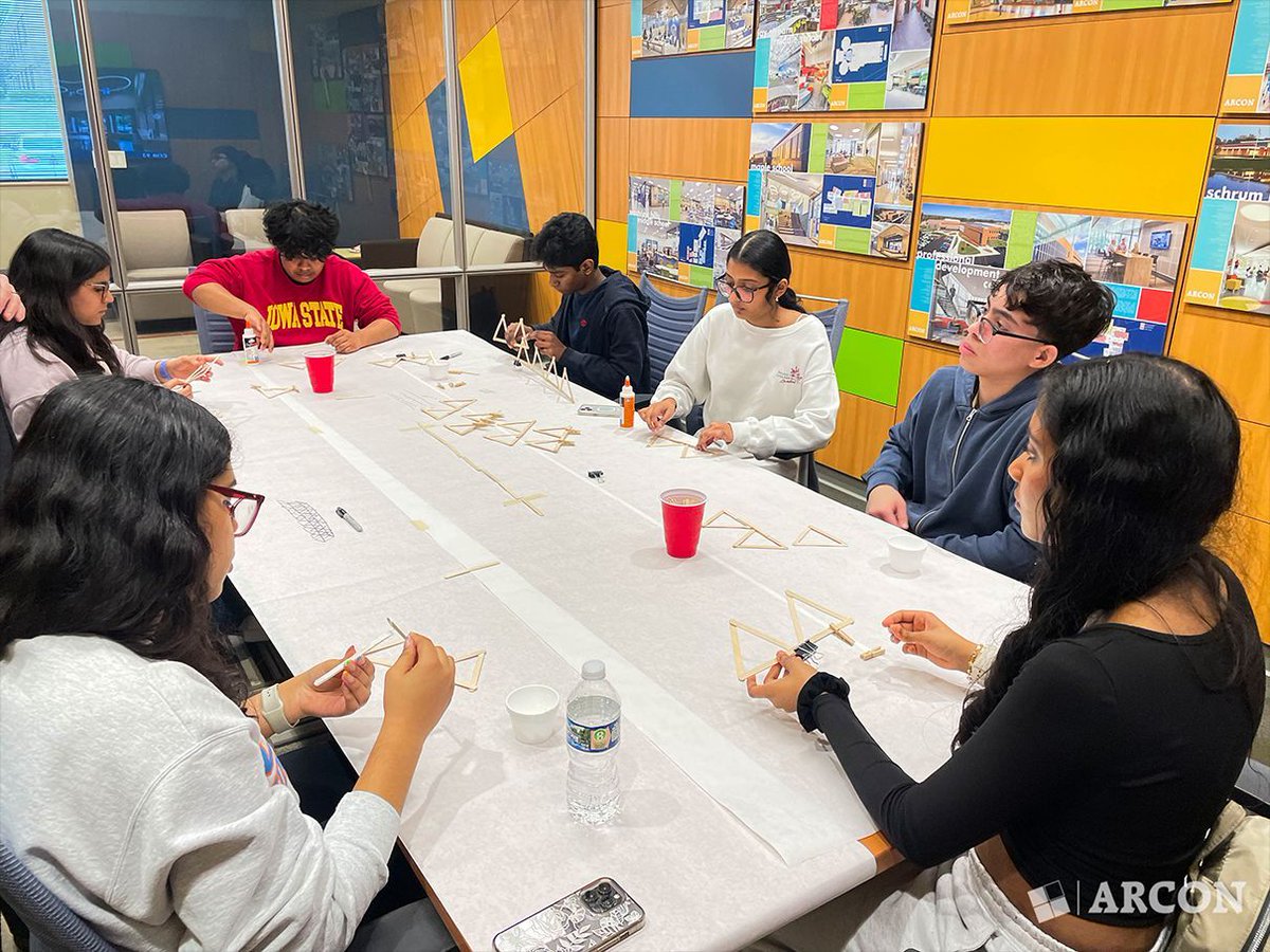 ARCON Associates (@arconassociates) on Twitter photo Last week we welcomed <a href="/HSDistrict211/">District 211</a> students to our office to learn about architecture. Students were broken up in teams & challenged to design structurally sound popsicle stick bridges. Learning the value of working together under a time limit, each group built a unique design! Last week we welcomed <a href="/HSDistrict211/">District 211</a> students to our office to learn about architecture. Students were broken up in teams & challenged to design structurally sound popsicle stick bridges. Learning the value of working together under a time limit, each group built a unique design!