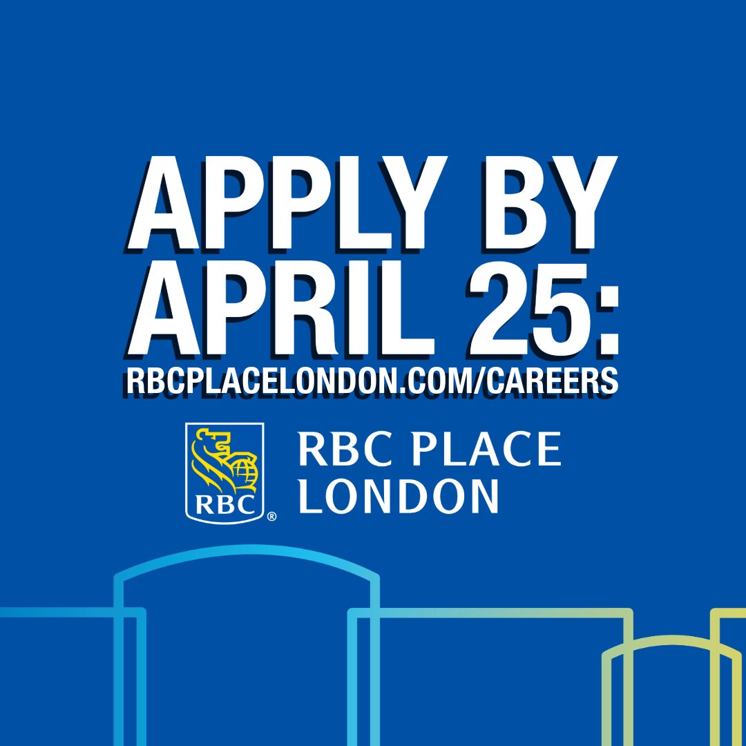 RBC Place London is adding to our team with the addition of a full-time Facility Maintenance Technician. This hourly position offers a rotating schedule including days, evenings, and weekends.

Apply now: rbcplacelondon.com/careers

#NowHiring #FacilitiesCareers #SkilledTrades