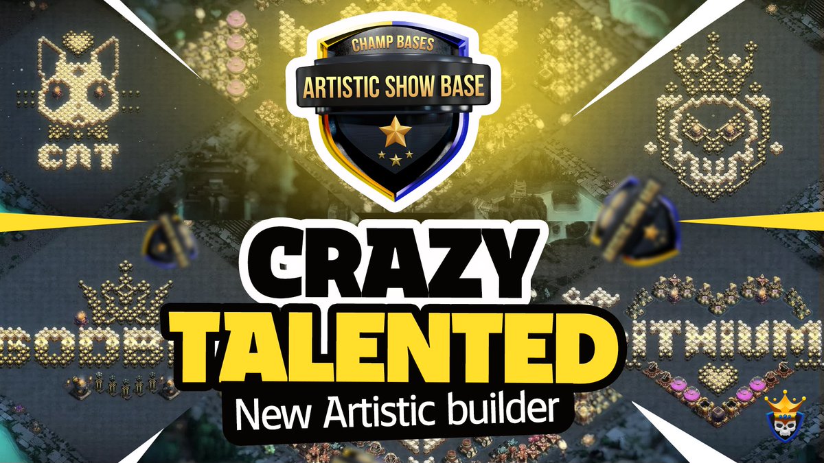 💥 Top-Level Designs | Satisfaction Guaranteed!

Witness Roman’s insane design skills and grab a FREE Clash Champs logo-style base from the video description. 🎁

🎥 youtu.be/VFXxtUuh9t0?si…