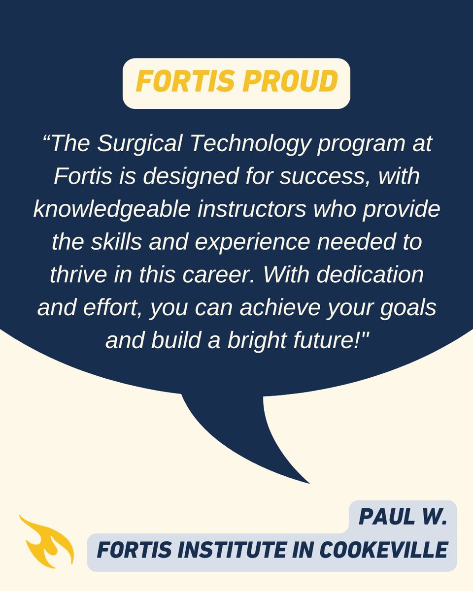We are #FortisProud to support dedicated students like Paul in achieving their career goals. Keep pushing forward – we are cheering you on every step of the way! 🎓💫