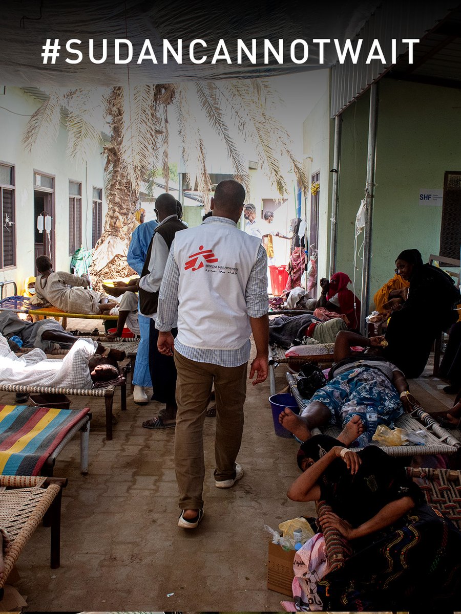 #SudanCannotWait: It’s been two years of a devastating war.

Over 12 million people have been displaced. Families are torn apart, struggling in camps with poor healthcare and harsh conditions.

Doctors Without Borders continues to deliver vital care, but the needs remain immense.