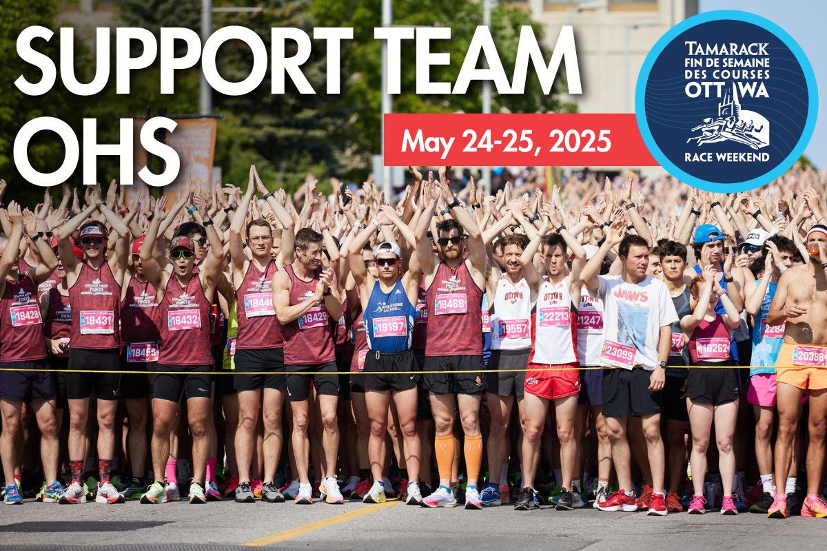 Help Ottawa’s most vulnerable animals by fundraising for Team OHS at Tamarack Ottawa Race Weekend. Check out our website for a step-by-step guide to fundraising success!

Start fundraising today: ow.ly/Zu8L50VAUmK