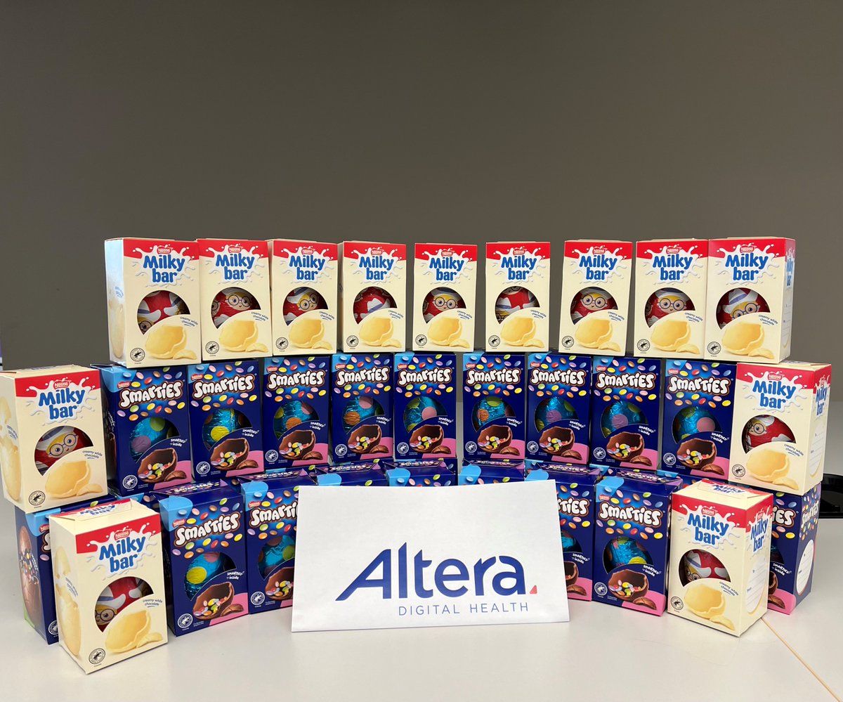 Altera Digital Health UK (@alteradh_uk) on Twitter photo We’re pleased to be supporting the <a href="/DGNHSCharity/">DGNHS Charity 💙</a> Easter Egg Appeal as part of our commitment to giving back to local communities. Sarah Ellis MBA FCMI, AVP, Client Success and Development visited the <a href="/FMNUatRHH/">Forget Me Not Unit (FMNU)</a> Unit today at Dudley Group NHS Foundation Trust to donate some Easter We’re pleased to be supporting the <a href="/DGNHSCharity/">DGNHS Charity 💙</a> Easter Egg Appeal as part of our commitment to giving back to local communities. Sarah Ellis MBA FCMI, AVP, Client Success and Development visited the <a href="/FMNUatRHH/">Forget Me Not Unit (FMNU)</a> Unit today at Dudley Group NHS Foundation Trust to donate some Easter