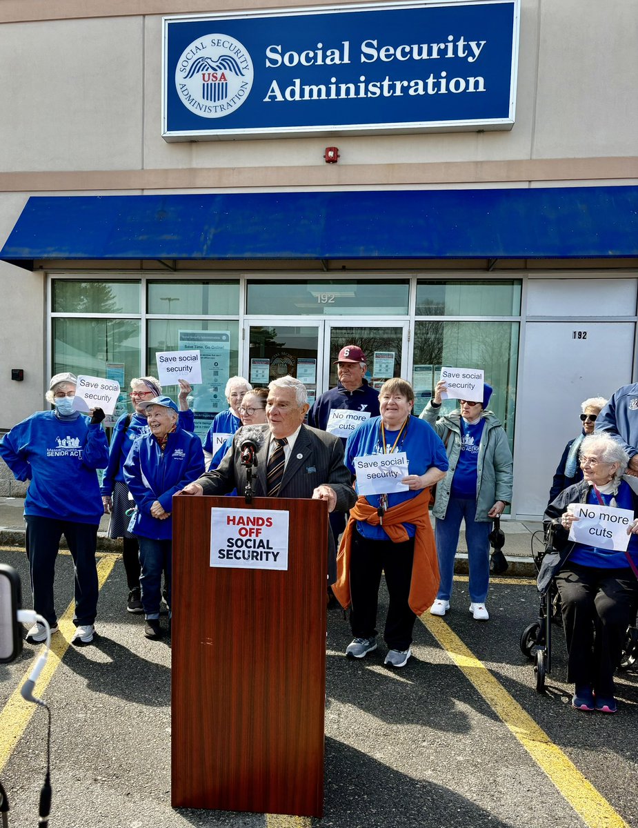 Across the country, people are saying: Hands Off Social Security. It is imperative that Social Security is saved.