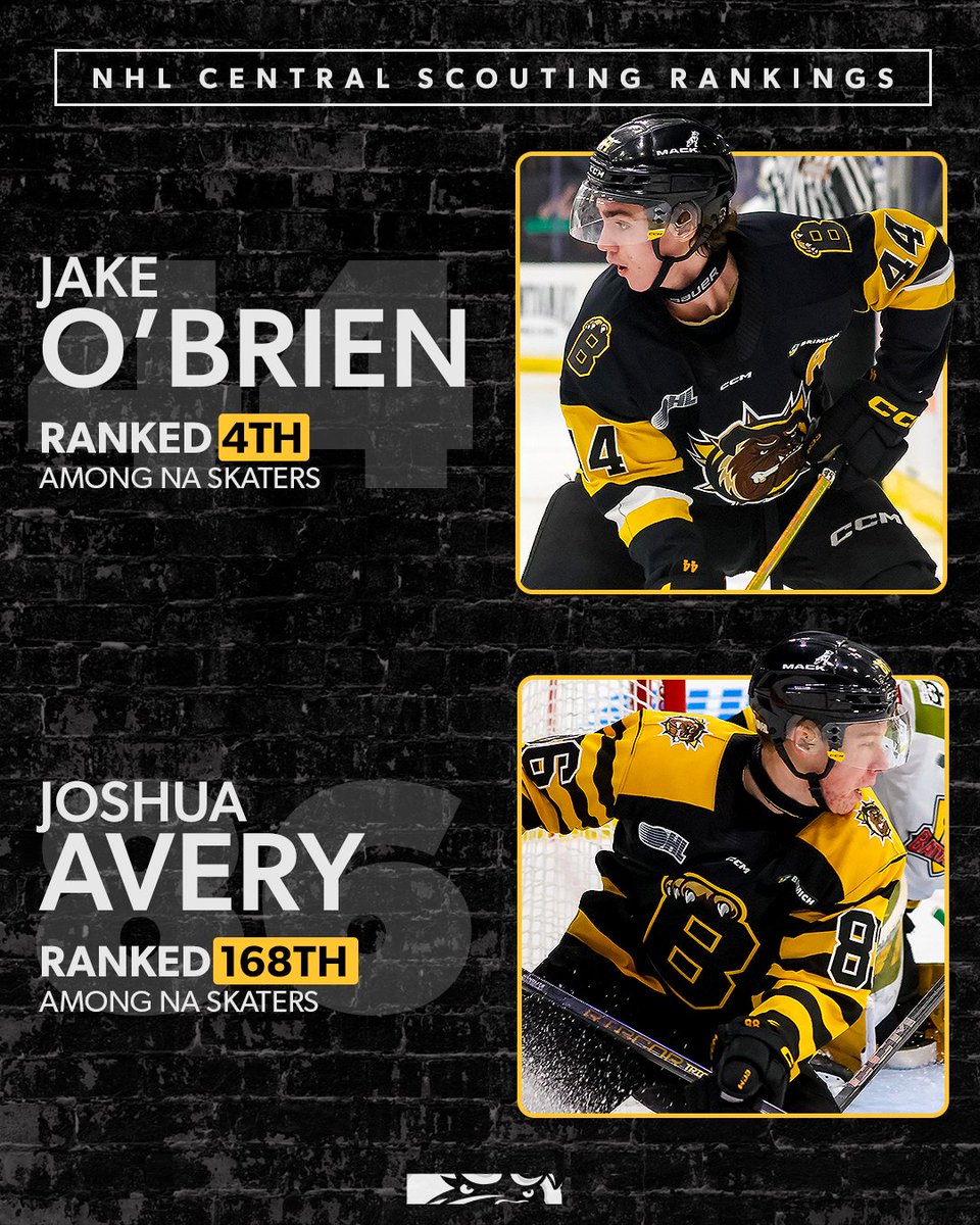 O’Brien hitting the high notes!
Josh Avery joins in on final NHL Central Scouting rankings!

#BFD | #OHL