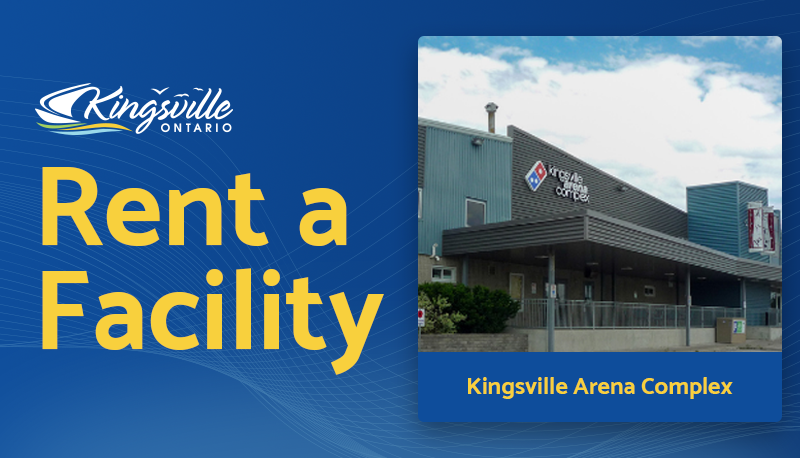 Rent one of our facilities for your next meeting or special event! We have a variety of spaces and amenities for large or small gatherings. 

Call us (519) 733-2123 to get started. Take a virtual tour and learn more about our facilities: kingsville.ca/en/explore-and…