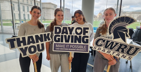 Thank you for your generosity during @CWRU’s Day of Giving. A record-breaking 3,099 alumni, faculty, friends, parents, staff and students contributed $916,716 to the effort. tinyurl.com/2nwm63h9