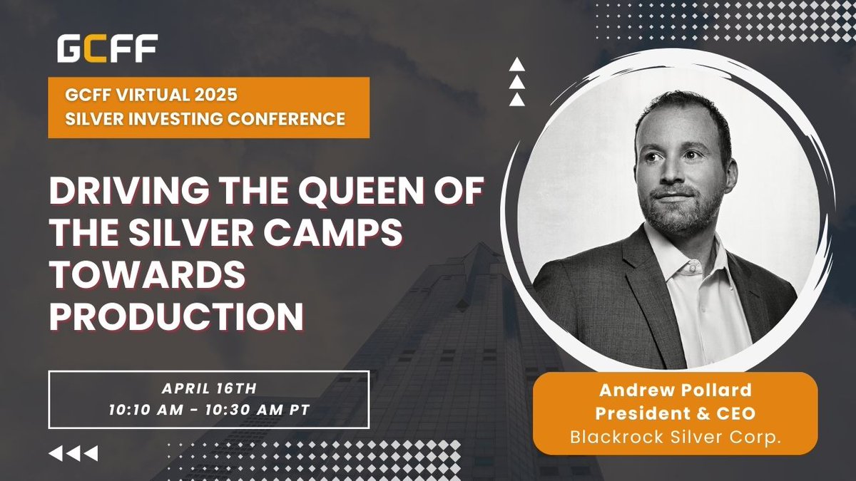 NAI500's tweet photo. One day left!
With the gold/silver ratio near 100:1, silver is very undervalued.
📅 Join us April 16 for the #GCFF 2025 Silver Investing Conference (Virtual) and meet high-potential silver developers.
Featured @BRCSilver and more
💻 Free Zoom Join: https://t.co/5QRpZo7Lw1 https://t.co/NpV4H0B3Qo
