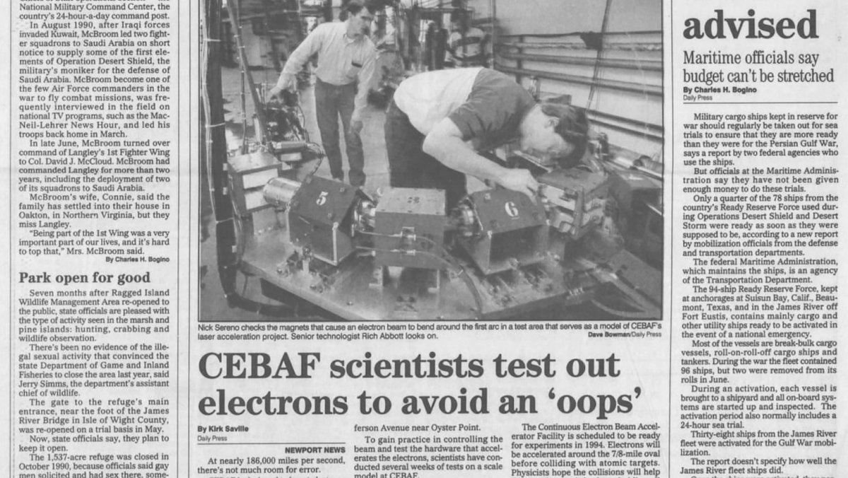 A snapshot of our history at <a href="/JLab_News/">Jefferson Lab</a> is influencing the next generation of particle accelerators. This scale model of CEBAF informed the research machine's development, inspired future technologies and launched one physicist's full-circle career. 
jlab.org/news/stories/s…