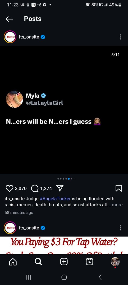 ChiDamemusic's tweet photo. @LaLaylaGirl Another racist Women who likes saying the N word. Keep exposing you DNA #racism #weak #yourparentscreatedaracist https://t.co/CuMpLfRCl9