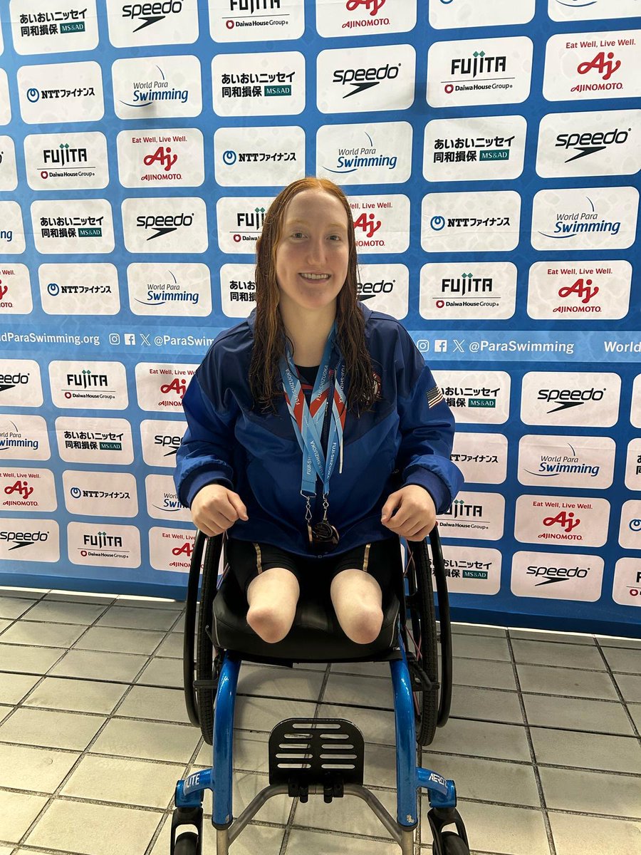 Bringing home hardware from Japan! 😍

In her first overseas meet, high school freshman Kenley Teller earned TWO youth 🥉, finding the podium in the 400m freestyle and 100m backstroke!

#TeamUSA // #ParaSwimming
