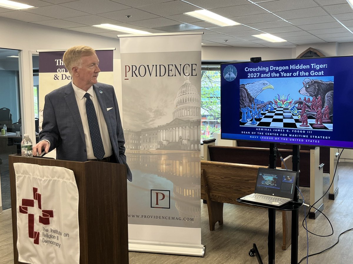 @markdtooley (@markdtooley) on Twitter photo Admiral <a href="/Admiral_Foggo/">Admiral James G. Foggo, USN (ret.)</a> of Center for Maritime Strategy addresses lunch <a href="/ProvMagazine/">Providence</a> Admiral <a href="/Admiral_Foggo/">Admiral James G. Foggo, USN (ret.)</a> of Center for Maritime Strategy addresses lunch <a href="/ProvMagazine/">Providence</a>