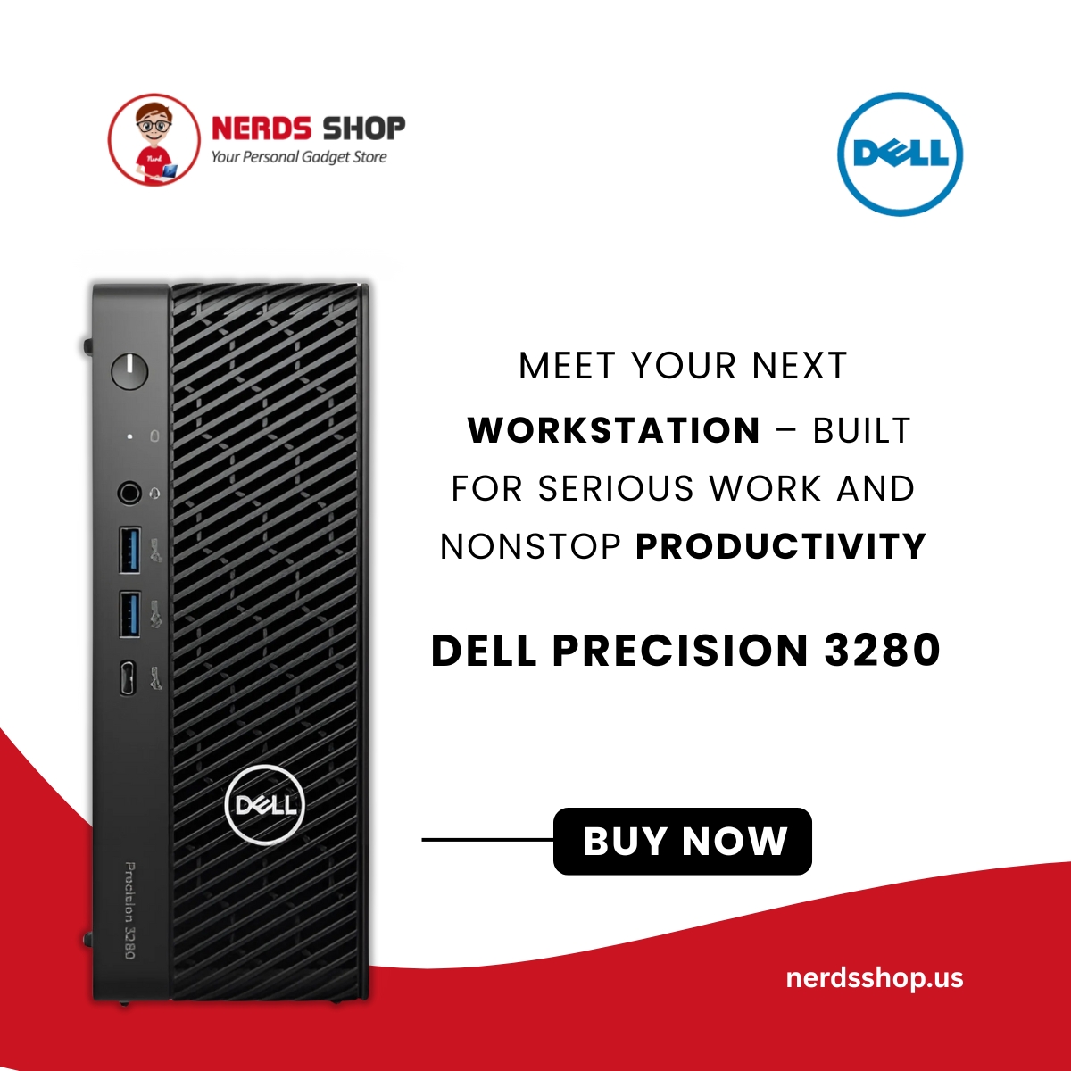 nerdsshop's tweet image. Meet your next powerhouse – the Dell Precision 3280.
Built for serious work. Designed for nonstop productivity.
🛒BUY NOW at nerdsshop.us

#dellprecision #workstationpower #nerdsshop #techdeals #productivitytools #powerfulperformance #techforsuccess #shopnow #dell