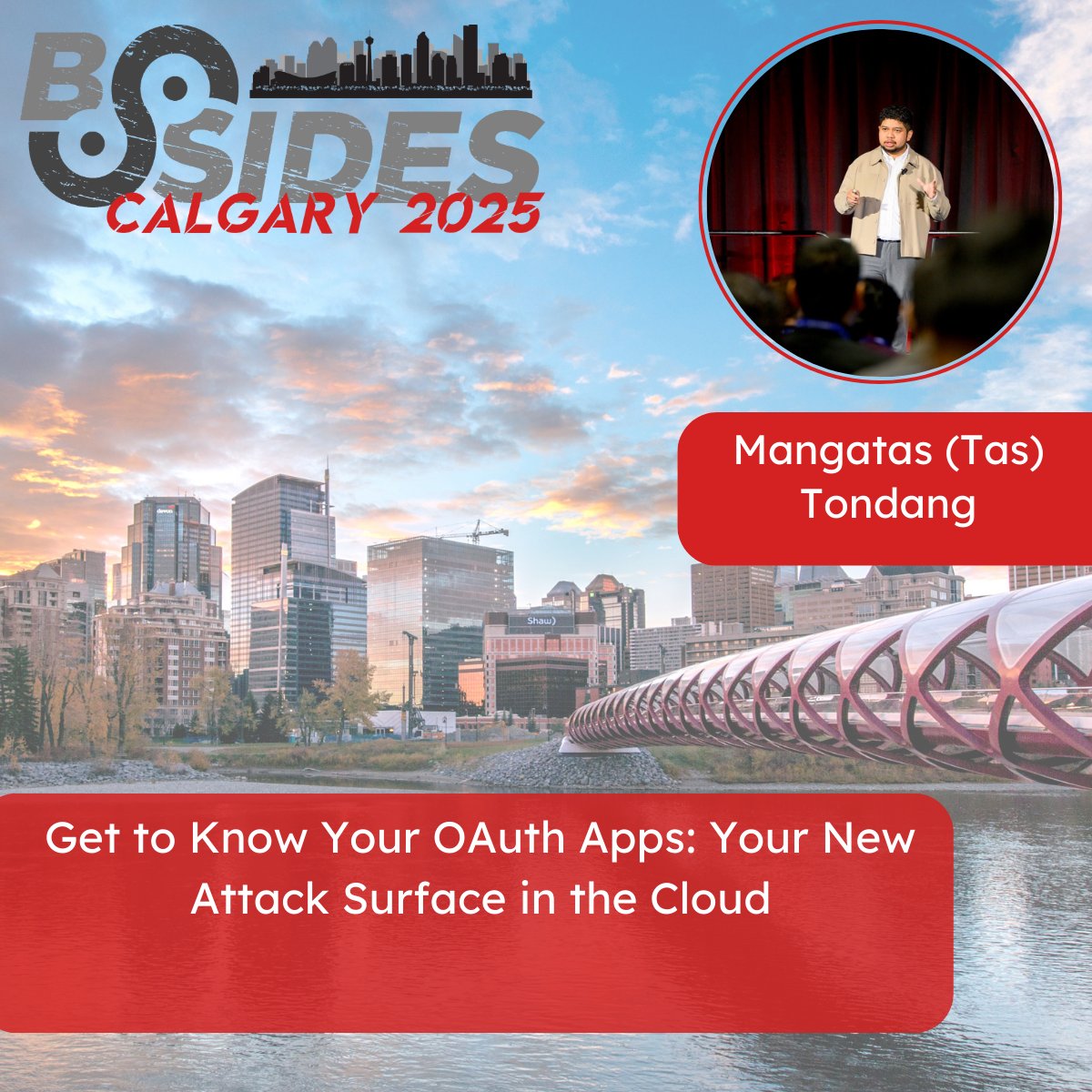 📣 BSides Calgary 2025: Speaker Spotlight! 📣

We're very excited to make a speaker spotlight announcement!

Meet Mangatas Tondang! Tas will be presenting at BSides Calgary 2025.

Get your tickets here for an event you don't want to miss!

lnkd.in/gBG89Q_r

#bsidescalgary