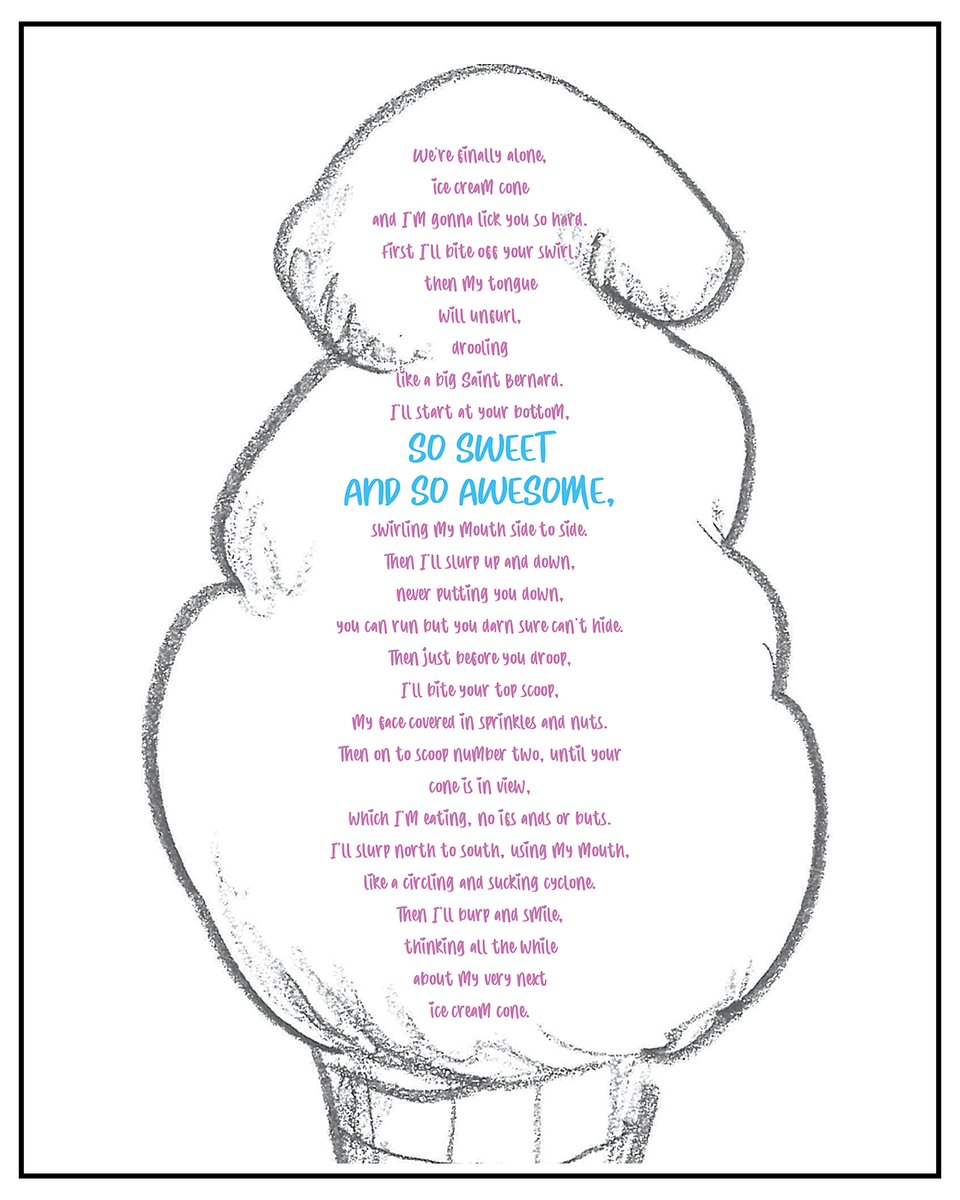 #badmuleinc #badmulerag #childrensillustrations #thelonelybanjo #markroberts #funny #funnystories #funnyforkids #mikeandmolly #poetry #poetrycommunity #badmuleragvol3 #shelsilverstein #iscreamyouscreamweallscreamforicecream #iscreamyouscream #sprinkles #icecreamlover #icecreamman