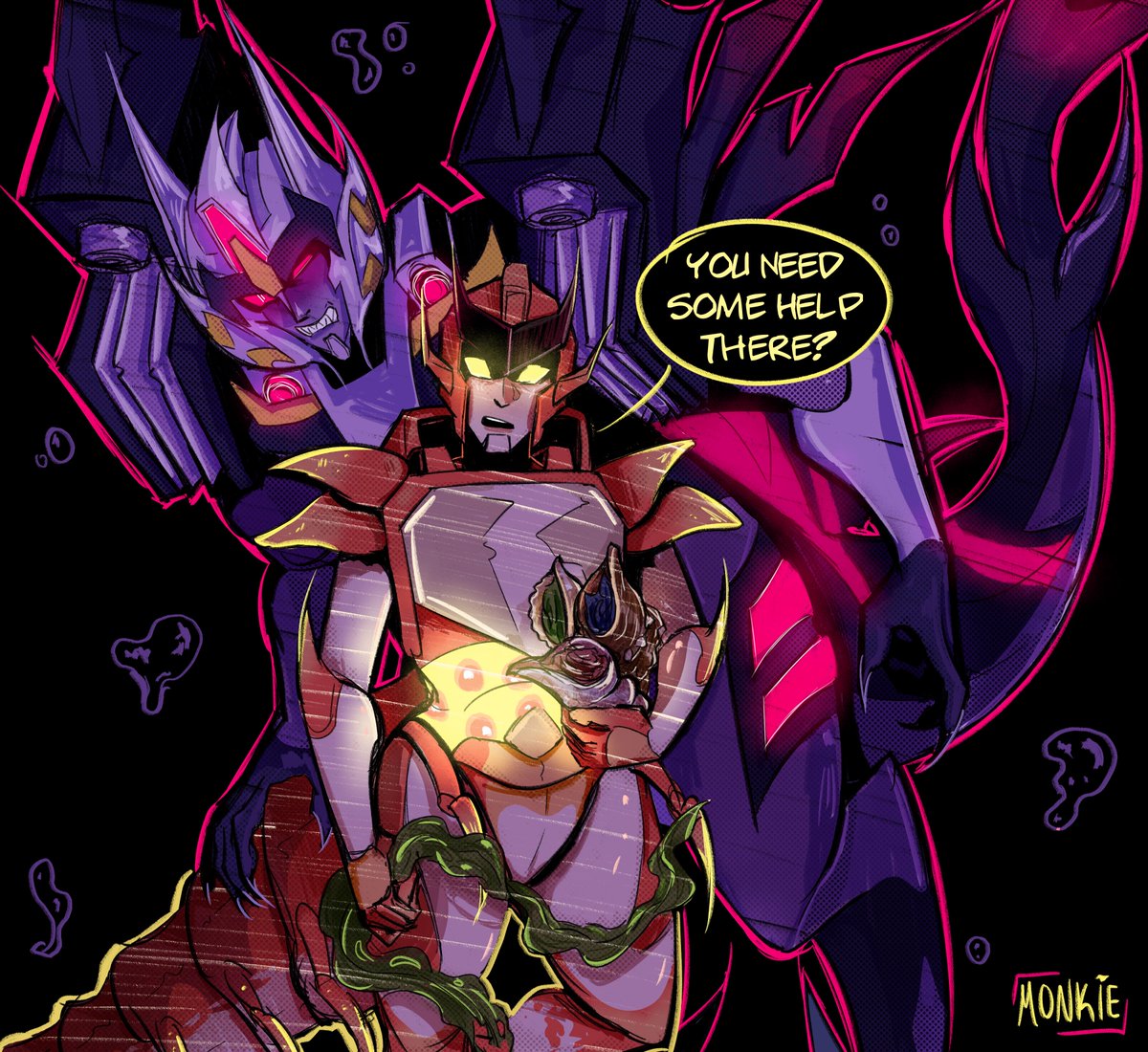 monkiemayhem's tweet image. started this cause I couldn't get @sawdeadlocked  designs out of my head and then I decided to color it so now we are here!

#drift #Ratchet  #ratchlock #transformers #maccadams