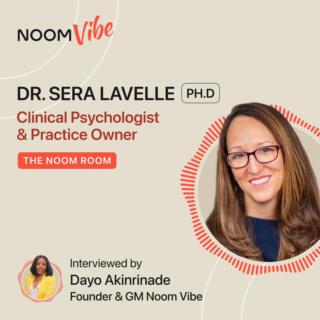 🎙️ Tomorrow in #TheNoomRoom - join Clinical Psychologist Dr. Sera Lavelle and Noom Vibe GM <a href="/DayoAKK/">DayoAKK</a> for a powerful convo on healing emotional eating and finding food freedom.

Tune in at 9a PT / 12p ET: noomvibe.app/dayo_/events/d…