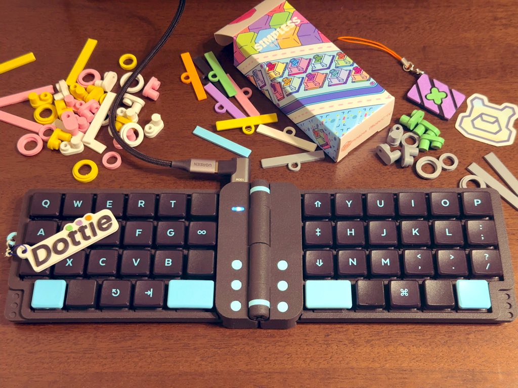 「自作キーボード」Dottie FlipFlow 自作キーボード」Dottie FlipFlow キーボード自作してみた【40%分離+