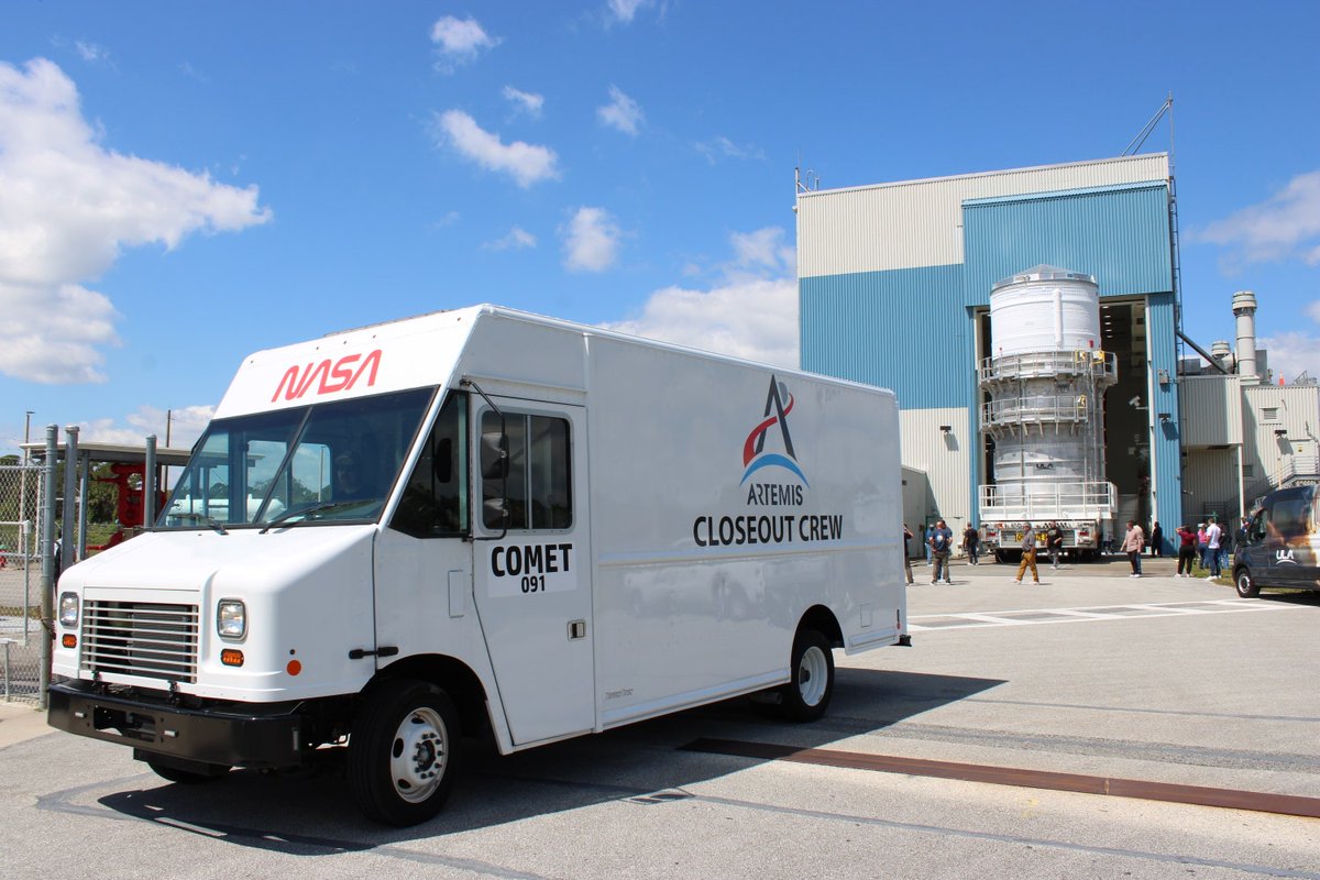 NASA's Exploration Ground Systems (@nasagroundsys) on Twitter photo Exploration Ground Systems teams are preparing to receive the <a href="/NASAArtemis/">NASA Artemis</a> II interim cryogenic propulsion stage at <a href="/NASAKennedy/">NASA's Kennedy Space Center</a>’s Vehicle Assembly Building. Since its arrival last month, teams have readied it for stacking on <a href="/NASA_SLS/">NASA_SLS</a> by fueling it with hypergolic propellant. Exploration Ground Systems teams are preparing to receive the <a href="/NASAArtemis/">NASA Artemis</a> II interim cryogenic propulsion stage at <a href="/NASAKennedy/">NASA's Kennedy Space Center</a>’s Vehicle Assembly Building. Since its arrival last month, teams have readied it for stacking on <a href="/NASA_SLS/">NASA_SLS</a> by fueling it with hypergolic propellant.