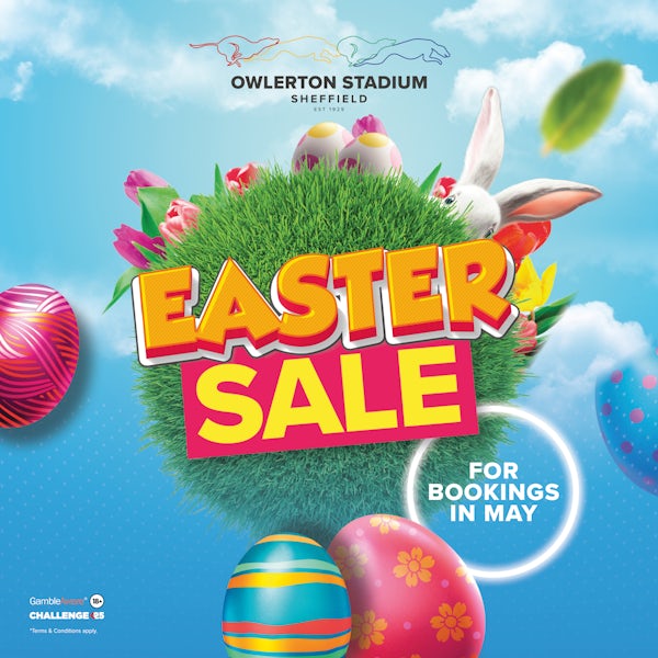 👀🐣 Keep Your Eyes Peeled... 🐣👀

Something egg-citing is on the way! Our Easter Sale is launching very soon – with special offers you won’t want to miss! 🍴🐾

Stay tuned... 👀

#EasterSale #OwlertonStadium #SheffieldEvents